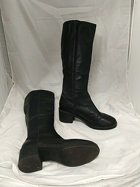 INC Chrissie Black Knee Boots Size 11M